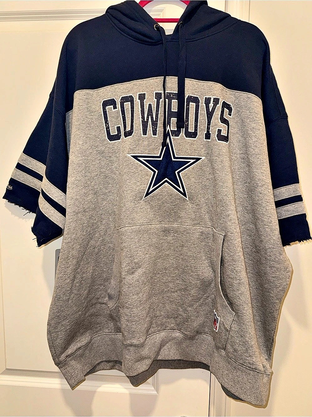 NFL Pro Line Dallas Cowboys Graphic Hoodie Gray Blue